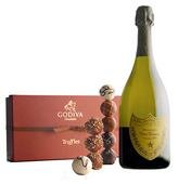Dom Perignon & Godiva 18-piece Signature Truffles