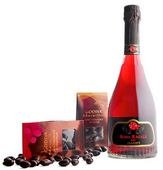 Rosa Regale Brachetto & Godiva Chocolate Covered Fruit