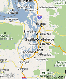 Map of Washington State National Parks