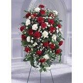 The Crimson & White  Standing Spray