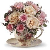 Victorian Teacup Bouquet