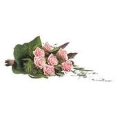 Pink Rose Funeral Bouquet