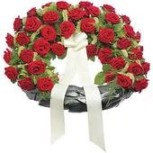 Rose Funeral Wreath