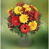 Yellow Gerbera Bouquet