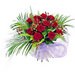 One Dozen Roses Wrapped in Paper