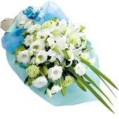 White Condolences Bouquet