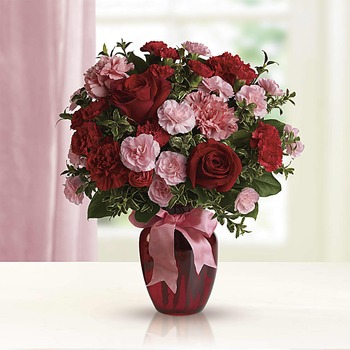 Dance with Me Bouquet with Red Roses