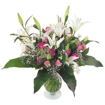Big Lilies and Roses bouquet (Vase not Included)