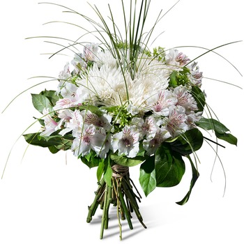 Condolence bouquet in white shades (Vase Not Included)