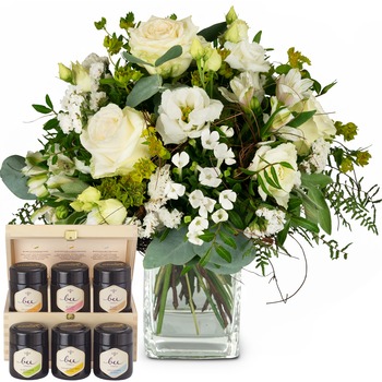 Natural Magic of Blossoms with honey gift set
