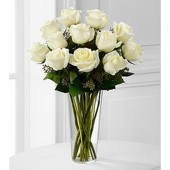 The White Rose Bouquet by FTD® - VASE INCLUDED