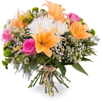 Spring Bouquet with Anastasias and Lilies (Vase Not Included)